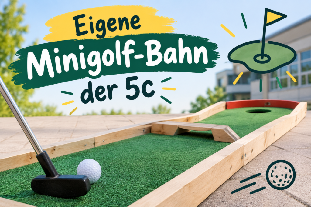 Mehr über den Artikel erfahren Eigene Minigolf-Bahn der 5c